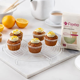 freee flour on baking tray ready for recipes