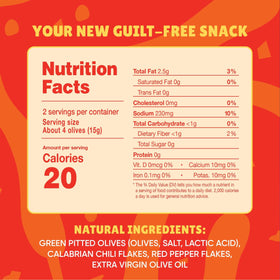 Freestyle Snacks olive-snack-on-the-go provides a portable snack option for trips and workouts.