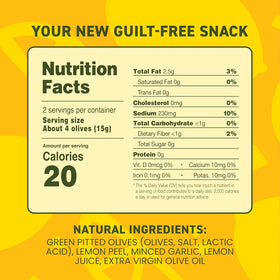 Freestyle Snacks sugar-free olives in a convenient pouch for keto-friendly bites.