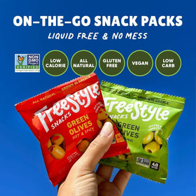 Freestyle Snacks 1.1oz on-the-go pack, portable and convenient.