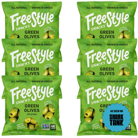 Freestyle Snacks olive snack packs original pack, convenient single-serve for on-the-go snacking.
