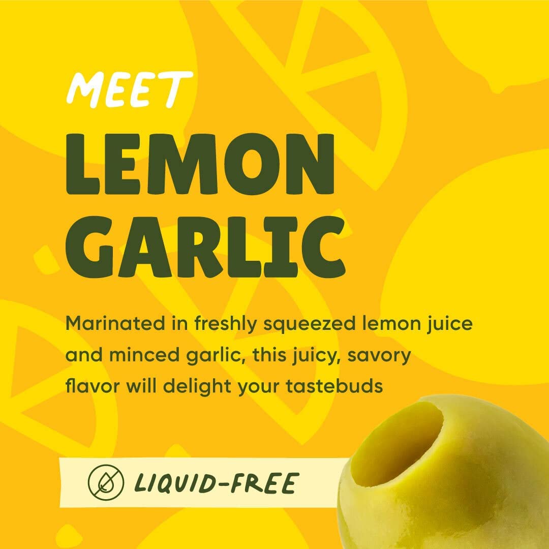 Freestyle Snacks three-flavors olives for shareable grazing with friends