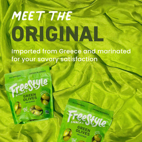 Freestyle Snacks variety-pack olives ideal for snack boards and quick bites