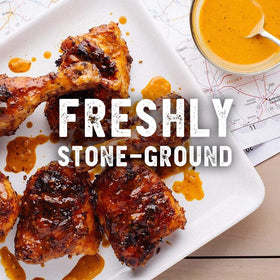 French's mustard on a hot dog adds tangy flavor for gatherings
