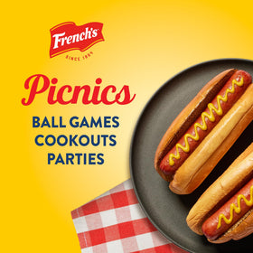 French's mustard on a sandwich adds vibrant color and flavor.