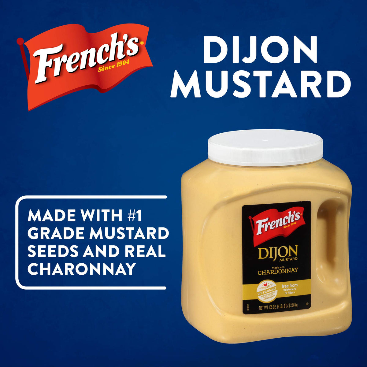 French's Dijon Mustard on a burger glaze showcasing bold, savory notes.