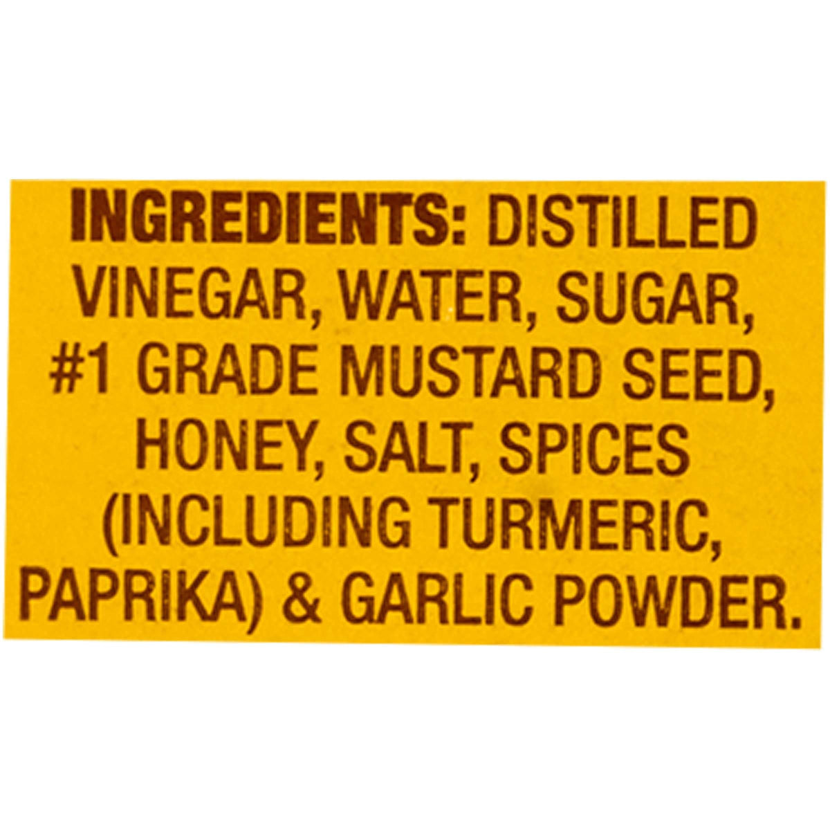 Bulk packaging of French's Honey Mustard for efficient storage