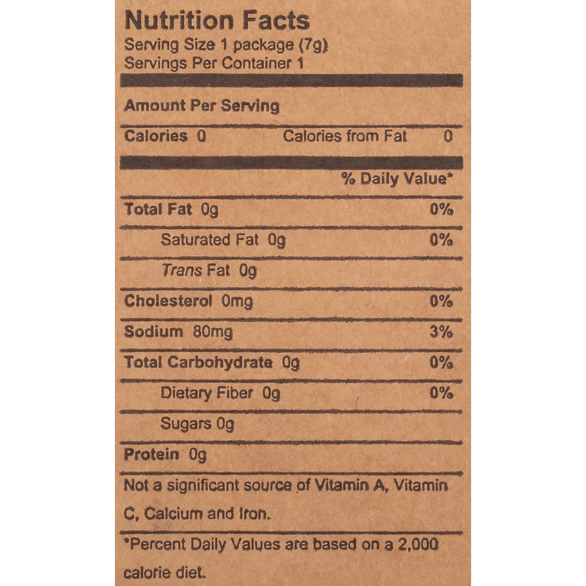 Mustard packets suitable for dining service and guest meals.