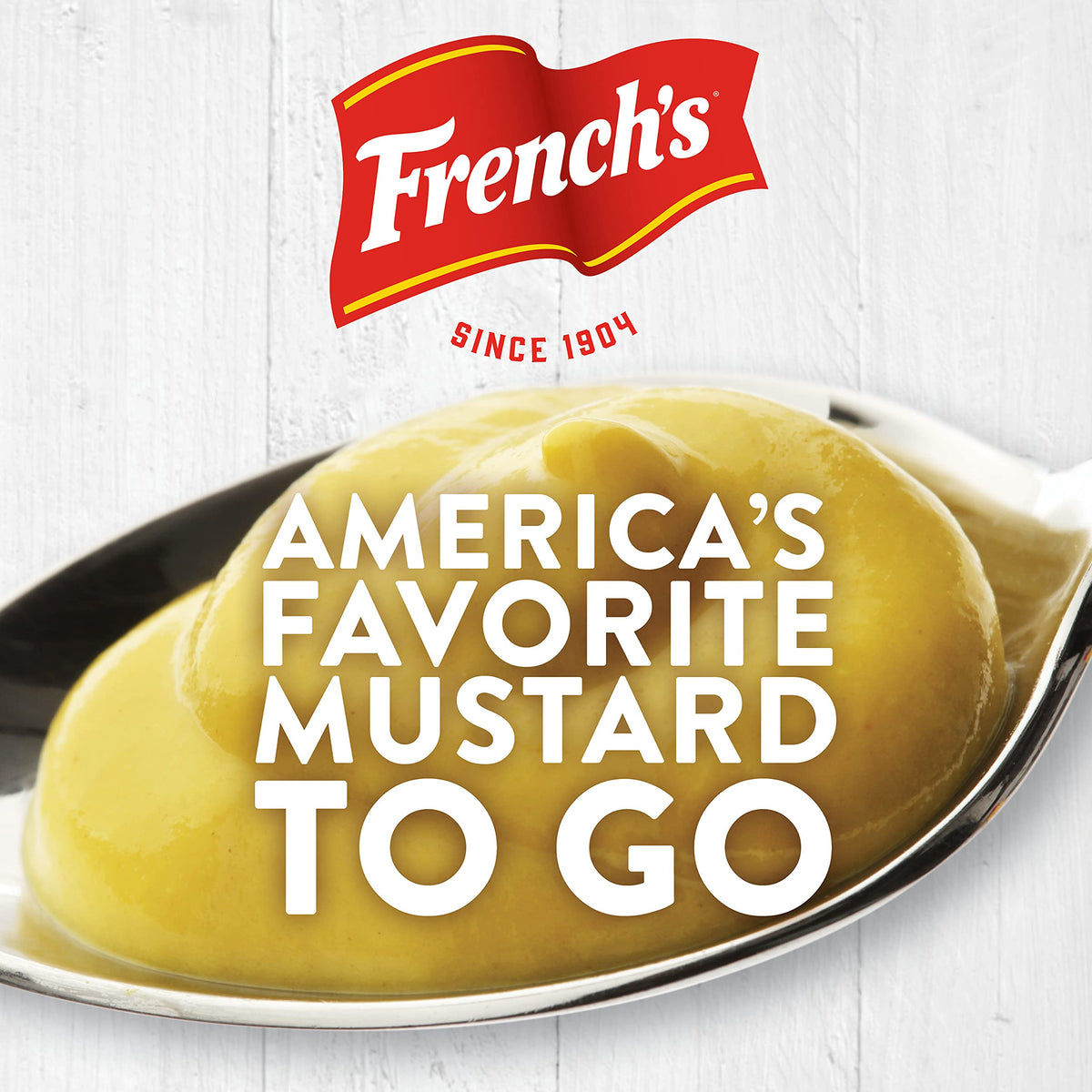 Ready-to-use mustard packets ideal for takeout and delivery.