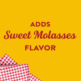 French's Sweet BBQ Sauce stirred into baked beans for depth.