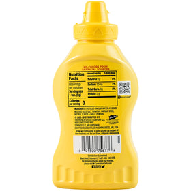 Family-friendly table setup featuring French's yellow mustard