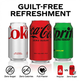 Fresca Zero Sugar Peach Citrus cans in mixed pack for refreshing sips