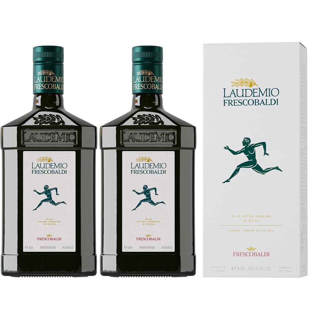 Frescobaldi Laudemio bottle elevates grilled dishes with premium Tuscan olive oil