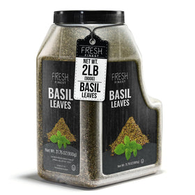 Fresh Finest Basil Leaves bulk-jar for long-term batch flavor