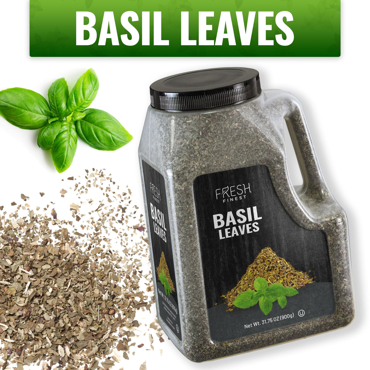 Fresh Finest Basil Leaves tomato-sauce aroma in rich sauce