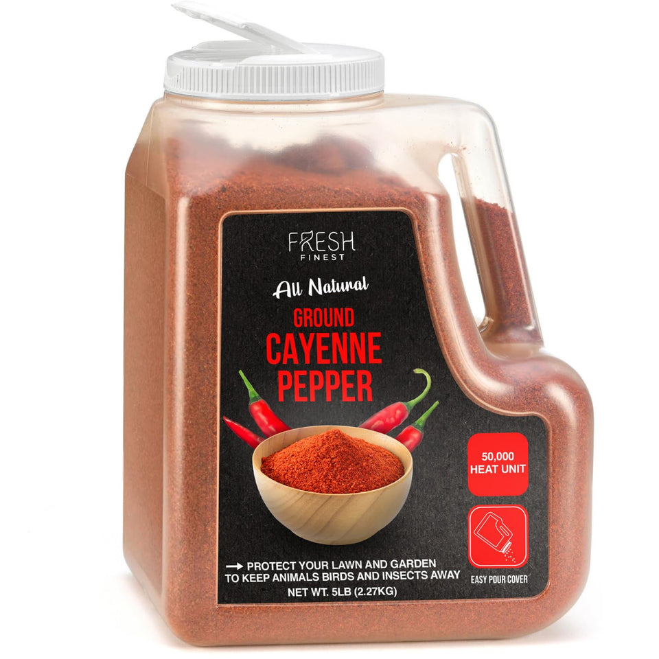 Fresh Finest cayenne pepper powder bulk container ready for high-heat seasoning.