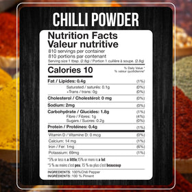 Fresh Finest chili powder dispensing jar ready for seasoning
