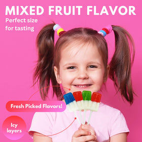 Fresh Finest multicolor lollipops offering a vibrant flavor journey for summer gatherings