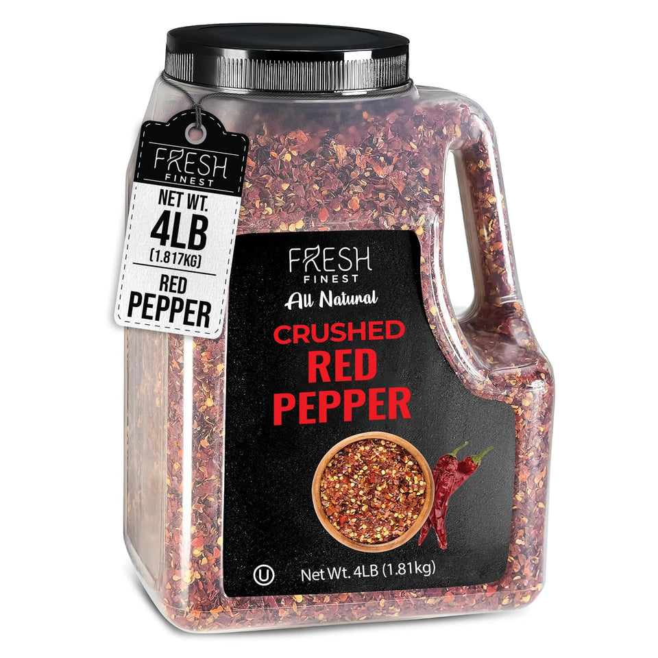 Fresh Finest crushed red pepper bulk 4lb for versatile home and professional kitchens