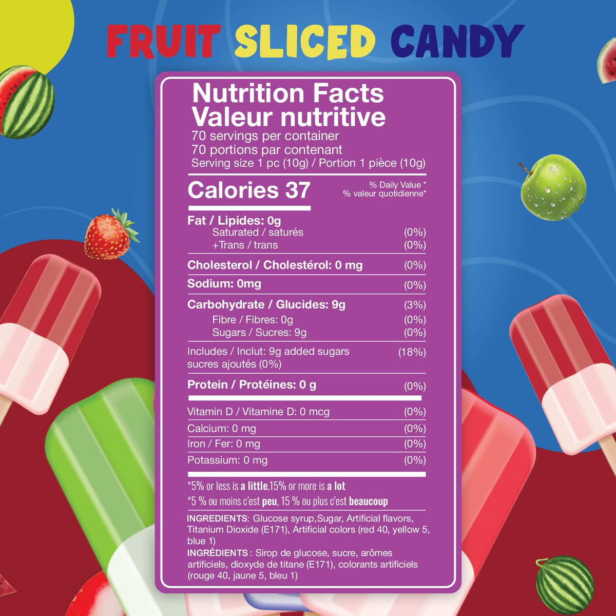 Fresh Finest individually wrapped pops for fresh, hygienic party favors