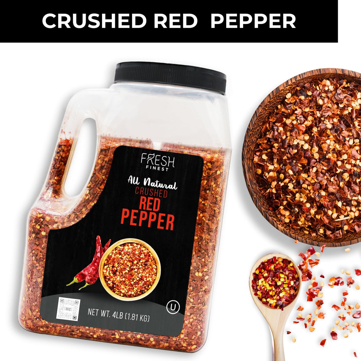 Fresh Finest kosher-certified pepper flakes ensure quality and consistency