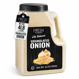 Fresh Finest onion powder bulk 4lb bottle elevates savory dishes.