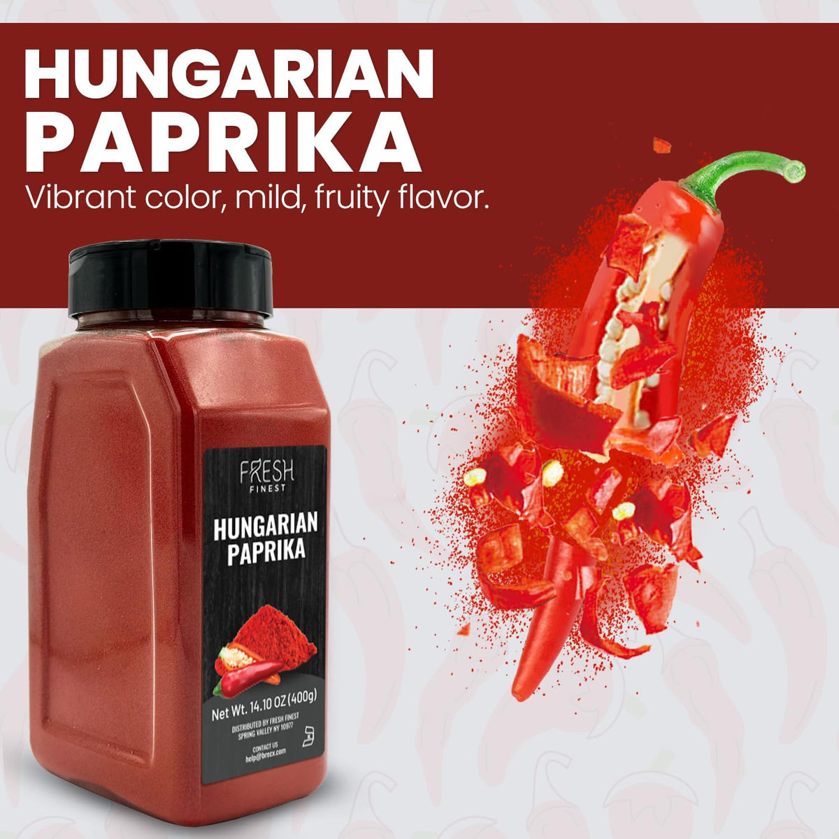 Perfect for soups, stews, meats, and sauces with gentle spice.