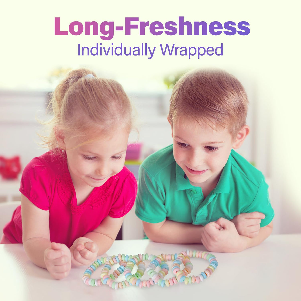 Fresh Finest retro candy bracelets ideal for party favors and goody bags.