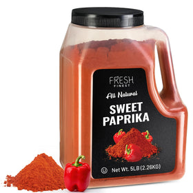 Fresh Finest Sweet Paprika dried peppers close-up highlighting harvest