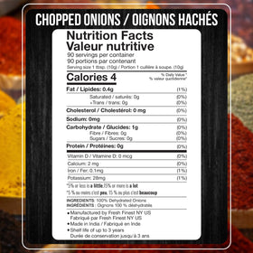 Fresh Finest US-sourced onions packaging with Kosher certification signals quality and traceability.
