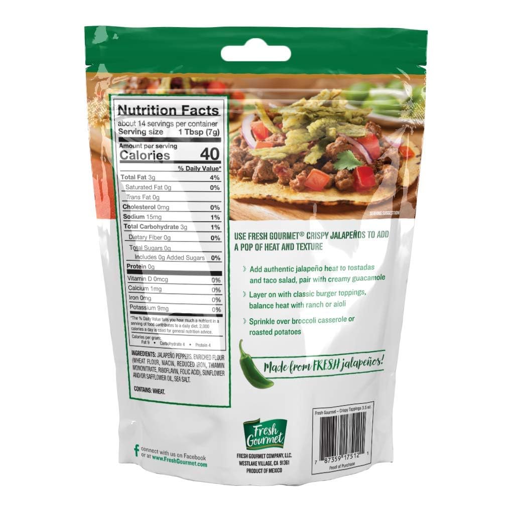 Fresh Gourmet crispy jalapenos atop a burger for spicy texture