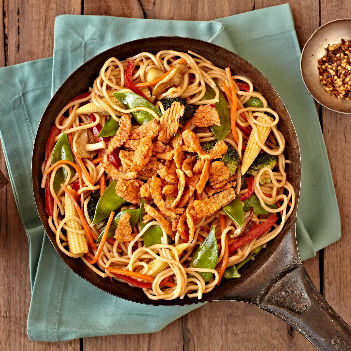 Fresh Gourmet Crispy Red Peppers add color and crunch to casseroles and bowls.