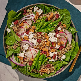 Fresh Gourmet glazed-walnuts-cranberries pack-9 displayed, ideal for quick salads and toppings.