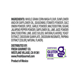 Fresh Gourmet Santa Fe gluten free strips ready for a quick snack.