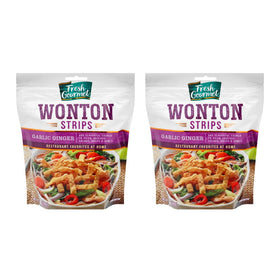 Fresh Gourmet garlic-ginger wonton strip adds crisp, savory flavor to salads