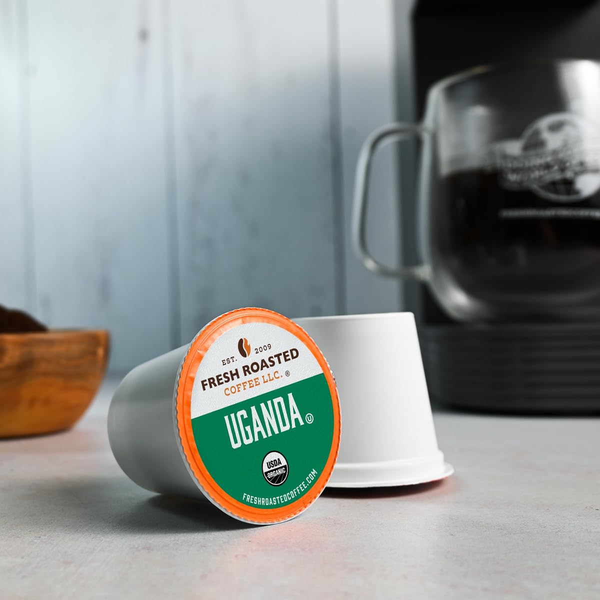 Fresh Roasted Coffee African Variety Pack paper packaging supports responsible sourcing.
