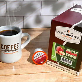 Product label emphasizes flavor profile and kosher certification.