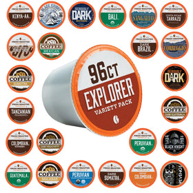 Fresh Roasted Coffee Arabica and Robusta blends for balanced flavor.