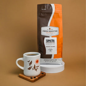 Fresh Roasted Coffee Ateng Tim Tim Bourbon varietals close-up highlighting terroir.