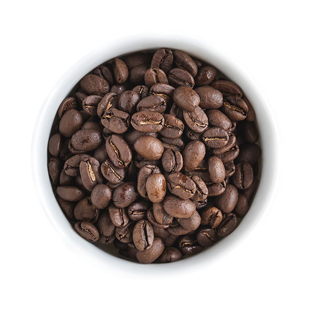 Fresh Roasted Coffee bag back with origin notes and brewing suggestions