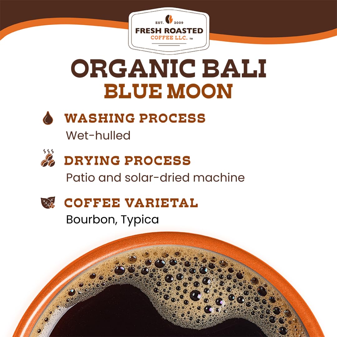 Pour over setup using Fresh Roasted Bali Blue Moon beans