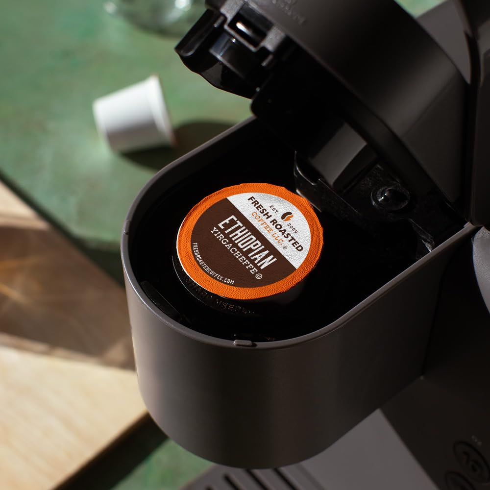 Fresh Roasted Coffee BPA-free pod cup for safer, cleaner brews.