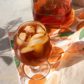 Capit’l T iced tea pitcher made from Fresh Roasted Coffee for large batches