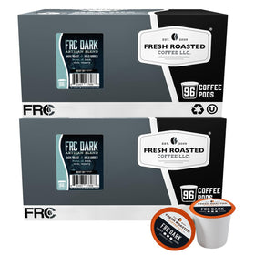 Fresh Roasted Coffee Correggio blend pod with plush mouthfeel and berry-chocolate finish.