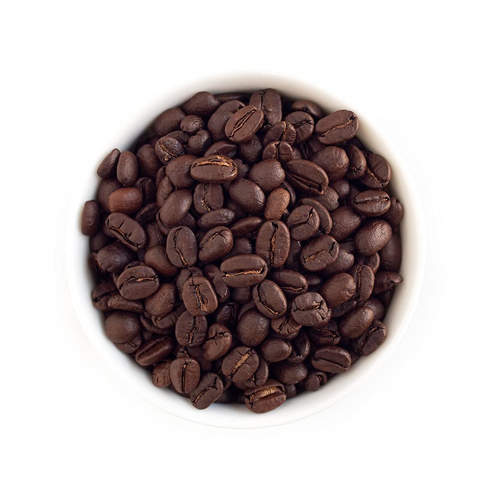 Fresh Roasted Coffee Guatemala Huehuetenango bag back label, confirming single-origin Arabica quality.