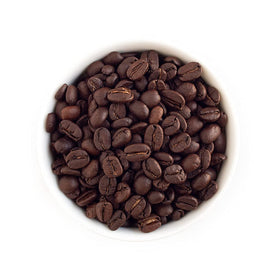 Fresh Roasted Coffee Guatemala Huehuetenango bag back label, confirming single-origin Arabica quality.