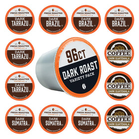 Fresh Roasted Coffee dark Guatemalan Huehuetenango pod with smooth finish