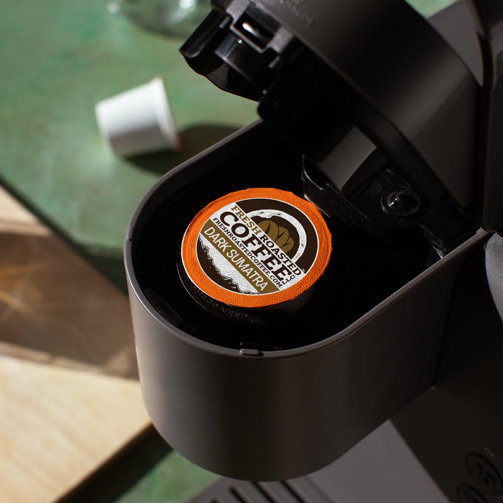 Fresh Roasted Coffee Dark Sumatra Mandheling aroma steam, inviting rich cocoa and spice notes