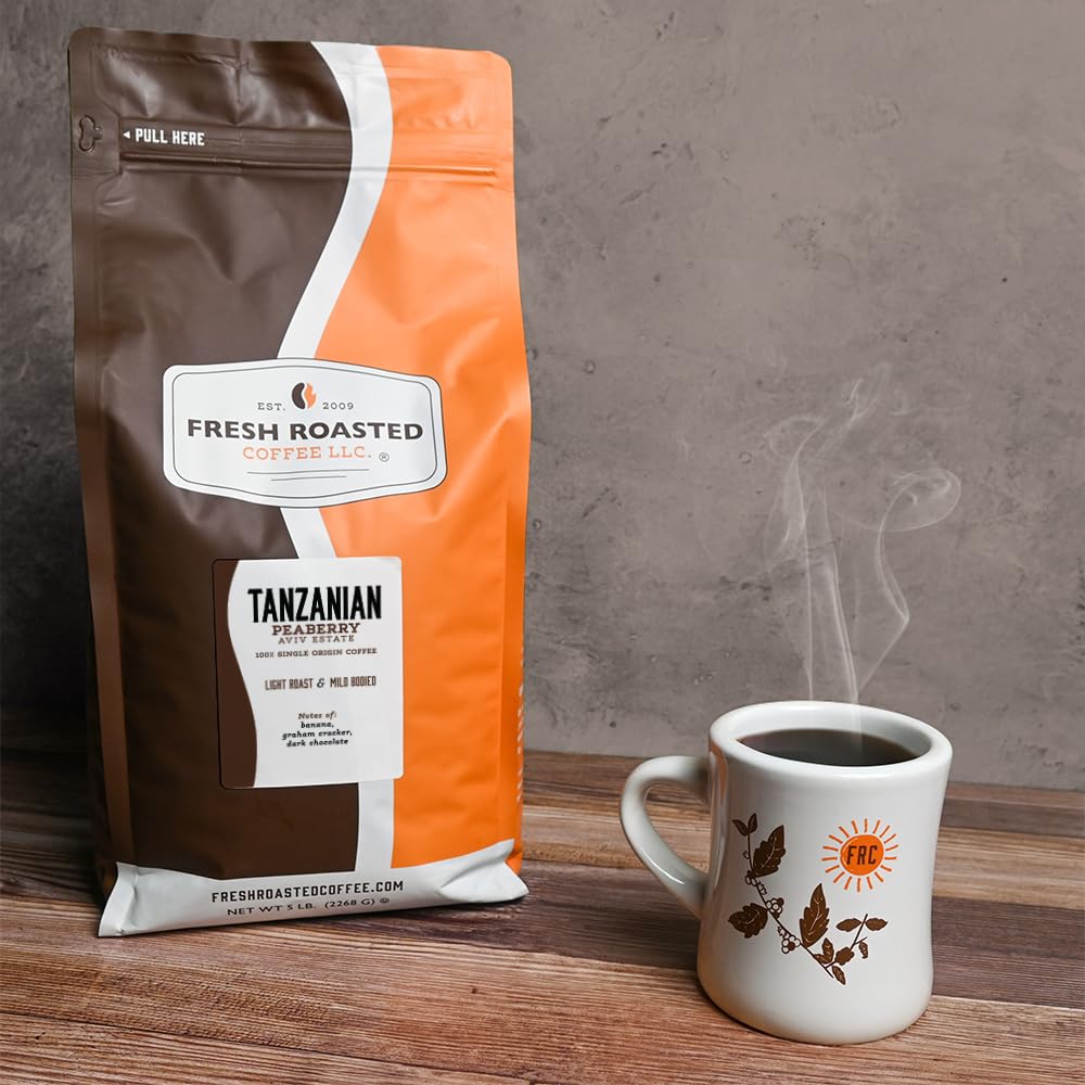 Fresh Roasted Coffee farm-washed sun-dried beans