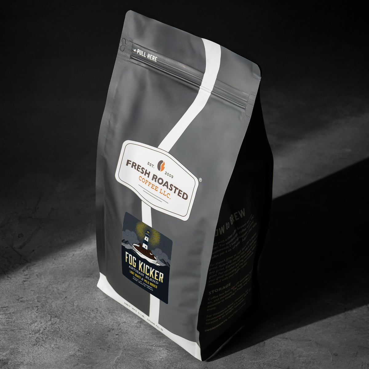 Fog Kicker roaster in an eco-friendly setup emphasizing sustainable roasting.